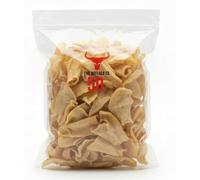 The Buffalo Co. Buffalo Ears for Dogs | Natural Grass-Fed Dog Treats | Ultra Lean 2.5% Fat Dog Chews | Grain Free & Gluten Free | Long Lasting Dental Chew | 1 x 50 BULK Pack