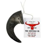 The Buffalo Co. Buffalo Horns for Dogs Small 4-5 Inch | Natural Dog Chews | Long Lasting Dog Chew | Grain Free Dog Treats | Dental Chew for Teeth Cleaning & Durable Chewing