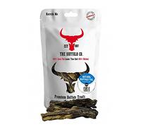 The Buffalo Co. Buffalo Tail for Dogs | 200g | 100% Natural Grass-Fed Dog Treats | High Protein, Low Fat | Long-Lasting Chew for Dental Health & Muscle Support | Durable, Tasty Snack for Adult Dogs