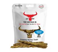 The Buffalo Co. Buffalo Twists for Dogs 100g | 100% Natural Grass-Fed Dog Treats | High Protein, Low Fat | Long-Lasting Dog Chew | Dental Health & Muscle Support Snack for All Breeds