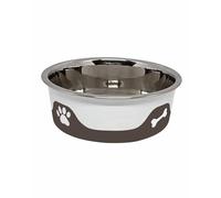 The Buffalo Co. ThermaCool Dog Bowl, Stainless Steel, Food & Water Container, 4-Layer Thermal Insulation, All Breeds, Multiple colours, 240ml-1.8L Sizes (Espresso, Small-240ML)
