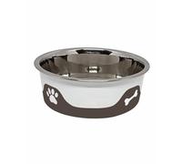 The Buffalo Co. ThermaCool Dog Bowl, Stainless Steel, Food & Water Container, 4-Layer Thermal Insulation, All Breeds, Multiple colours, 240ml-1.8L Sizes (Espresso, Medium-425ML)