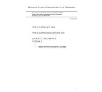 The Building Act 1984; the Building Regulations 2010; approved document B, volume 2: 01/2019 (Housing, Communities and Local Government circular)