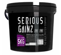 The Bulk Protein Company Serious Gainz Mass Gainer Powder, Black Cherry, 5 kg
