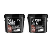 The Bulk Protein Company, SERIOUS Gainz - Whey Protein Powder - Weight Gain, Mass Gainer - 30g Protein Powders (Chocolate, 5kg) (Pack of 2)