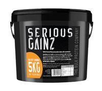 The Bulk Protein Company, SERIOUS Gainz - Whey Protein Powder - Weight Gain, Mass Gainer - 30g Protein Powders (Salted Caramel, 5kg)