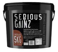 The Bulk Protein Company, SERIOUS GAINZ - Whey Protein Powder - Weight Gain, Mass Gainer - 30g Protein Powders (Chocolate, 5kg)