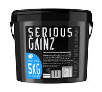 The Bulk Protein Company, SERIOUS Gainz - Whey Protein Powder - Weight Gain, Mass Gainer - 30g Protein Powders (Cookie & Cream, 5kg)