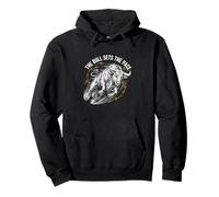 The Bull Sets The Pace Bull Riding Rodeo Power Pullover Hoodie