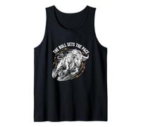 The Bull Sets The Pace Bull Riding Rodeo Power Tank Top