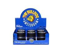 The Bulldog Amsterdam Grinder | 2 Piece Grinder with Pollen Scraper and Magnetic Top for King Size Rolling Papers