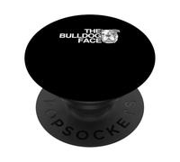 The Bulldog Face Bulldog Dog and Holder PopSockets Adhesive PopGrip