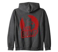 The Bump Pregnancy Belly Heart Baby Love Zip Hoodie