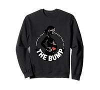 The Bump Pregnant Mom Baby Bump Heart Love Sweatshirt