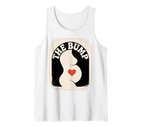 The Bump Retro Pregnancy Announcement Theme Tank Top