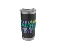The Bunny Made me do it Easter Easter Eggs Stainless Steel Insulated Tumbler