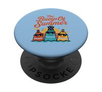 The Buoys Of Summer Summer Beach Pun Funny PopSockets Adhesive PopGrip