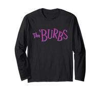 The ’Burbs Pink and Blue Retro Logo Long Sleeve T-Shirt