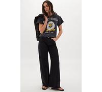 The Bureau Harley Davidson Eagle Baby Tee at Free People in Black, Size: Small - female
