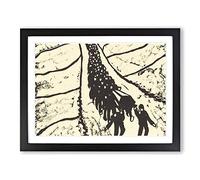 The Burial Vol.1 By Walter Gramatte Classic Painting Framed Print | A3 Black Framed Wall Art | Ready to Hang | Classic Historical Picture | Living Room Bedroom Lounge Office