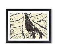 The Burial Vol.1 by Walter Gramatte Framed Print | A2 Black Framed Wall Art | Ready to Hang | Modern Nature Picture | Living Room Bedroom Lounge Office