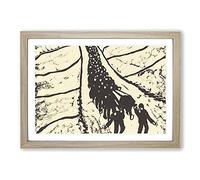 The Burial Vol.1 by Walter Gramatte Framed Print | A2 Oak Framed Wall Art | Ready to Hang | Modern Nature Picture | Living Room Bedroom Lounge Office