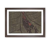 The Burial Vol.2 by Walter Gramatte Framed Print | A2 Walnut Framed Wall Art | Ready to Hang | Modern Nature Picture | Living Room Bedroom Lounge Office