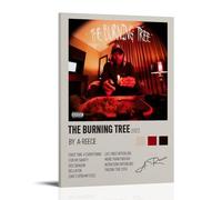 THE BURNING TREE BY A-REECE Poster; Room Aesthetics, Canvas Oil Painting, Album/movie Poster Hanging Picture
