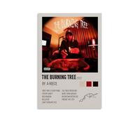 THE BURNING TREE BY A-REECE Poster; Room Aesthetics, Canvas Oil Painting, Album/movie Poster Hanging Picture