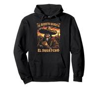 The Burrito Bandito El Squatcho Funny Bigfoot Design Pullover Hoodie