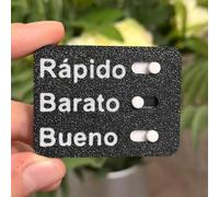 The Business Dilemma Slider, 3D Printed “Fast, Cheap, Good” Office Decision Toy, Funny Office Gift for Entrepreneurs, Engineers & Designers, Engaging Boardroom Icebreaker Tool (#C)