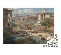 The Bustling Roman Forum Puzzle 1000pcs (75x50cm) Erwachsene Puzzle,Home Decor