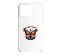 The Butterfly Effect Psychology Themed Mental Graphics Case for iPhone 16 Pro
