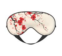 The Butterfly is in Full Bloom Print Sleep Mask with Adjustable Strap, Comfortable Eye Cover for Travel, Yoga, Napping, Sleeping & Relaxation