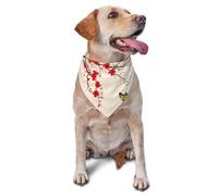 The Butterfly Is In Full Bloom Printed Graphic Pet Triangle Scarf For Dogs & Cats, Adjustable Cute Pet Bandana For & Photo Shoots
