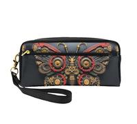The Butterfly of Mysterious Machine Parts Elements Versatile Travel Makeup Bag - Double-Sided Print, Ultra-Soft PU Leather Cosmetic Organizer for Women, Mothers Day Gifts & Teacher Appreciation