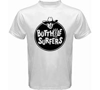 The Butthole Surfers 80'S Rock Band Men's White T-Shirt Size 100% Cotton(3X-Large)