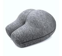 The Buttress Pillow - All-Natural Latex Foam Butt-Shaped Pillow for Sleep, Stress Relief, and Comfort - Ergonomic Design for Side, Back, and Stomach Sleepers - Removable Cover Included