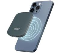 THE BYTE FOUNDRY Juicebox for MagSafe Portable Charger 5000mAh - USB-C Qi Wireless Magnetic Power Bank for iPhone 12/13/14/15/16 Pro/Max, Google Pixel, and Samsung Galaxy, Battery Pack