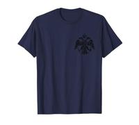 The Byzantine Double-Headed Eagle Heart - Heraldic Emblem T-Shirt
