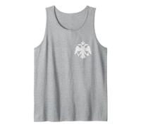 The Byzantine Double-Headed Eagle Heart - Heraldic Emblem Tank Top