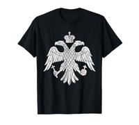 The Byzantine Double-Headed Eagle, Heraldic Emblem - Vintage T-Shirt