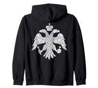 The Byzantine Double-Headed Eagle, Heraldic Emblem - vintage Zip Hoodie