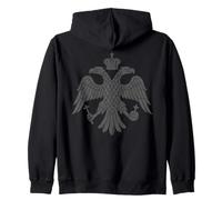 The Byzantine Double-Headed Eagle, Heraldic Emblem - vintage Zip Hoodie