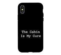 The Cabin Is My Cure Forest Wilderness Retreat Case for iPhone X/XS
