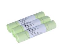 The Caddy Company Tie Handle Compostable Kitchen Caddy Liners,Green, 150 Bags,7 Litre