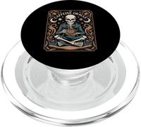 The Caffeine Oracle Gothic Coffee Skeleton Mystic PopSockets PopGrip for MagSafe