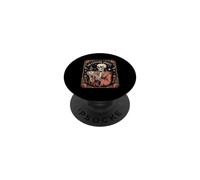 The Caffeine Oracle Skeleton Coffee Occult Mystic PopSockets Adhesive PopGrip