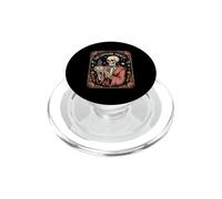 The Caffeine Oracle Skeleton Coffee Occult Mystic PopSockets PopGrip for MagSafe