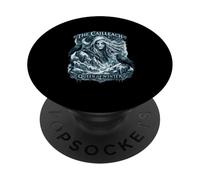 The Cailleach Queen of Winter Celtic Gothic Design PopSockets Adhesive PopGrip